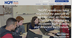 Desktop Screenshot of ngpf.org